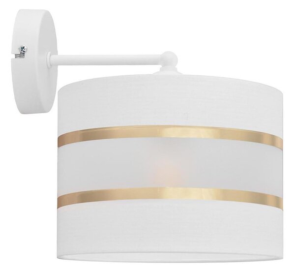 Nástěnná lampa HELEN 1xE27/15W/230V bílá/zlatá