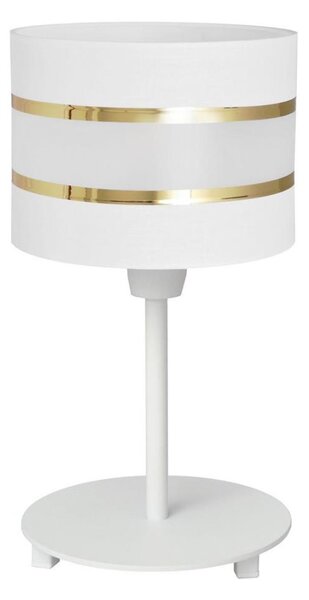 Stolní lampa HELEN 1xE27/15W/230V bílá/zlatá