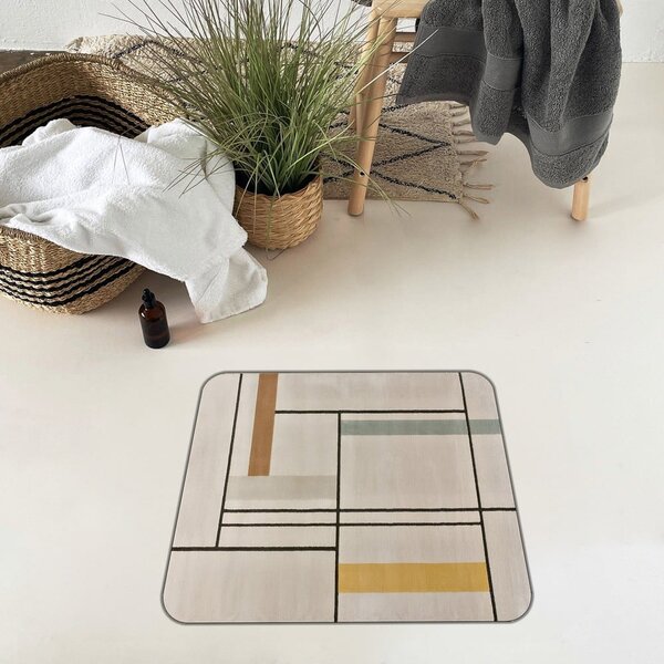 Světle hnědé koupelnové předložky v sadě 2 ks 60x100 cm – Mila Home