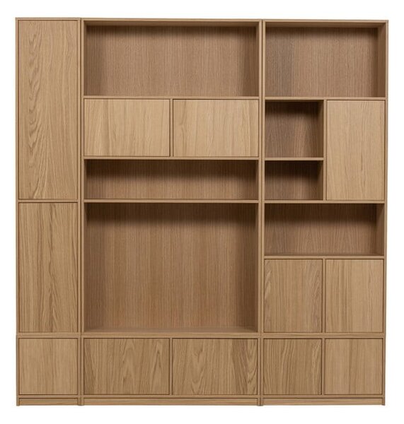 Modulární skříňka v dekoru dubu v přírodní barvě 40x199 cm Modulair – vtwonen
