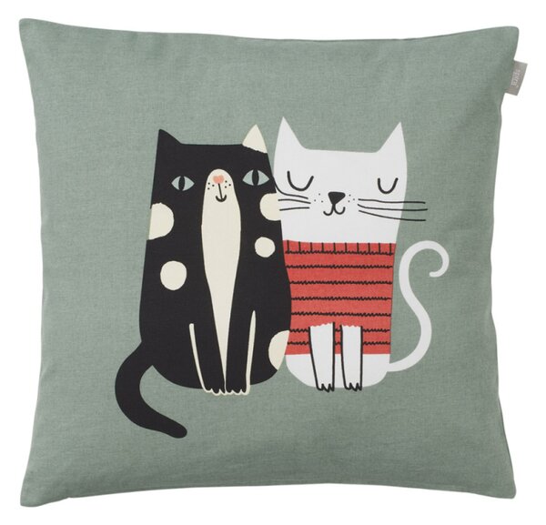Spira of Sweden Povlak na polštář Cat Love 50x50