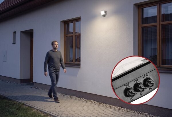 LED Reflektor se senzorem pohybu TAMBO EVO LED/20W/230V 4000K IP44 černá