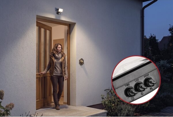 LED Reflektor se senzorem pohybu TAMBO EVO LED/10W/230V 4000K IP44 černá