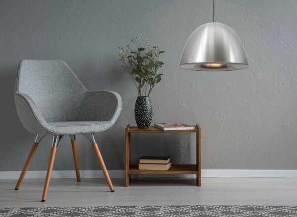 Klausen 111044 - Lustr na lanku REVOLVE 1xE27/11W/230V matný chrom