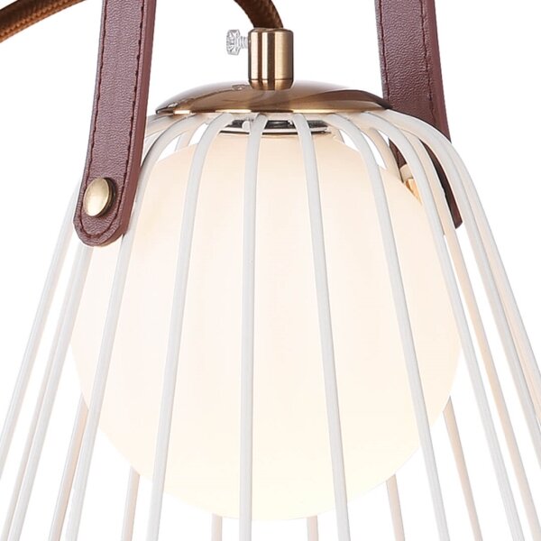Klausen 101021 - Nástěnná lampa MEMORY 1xG9/4W/230V bílá/hnědá
