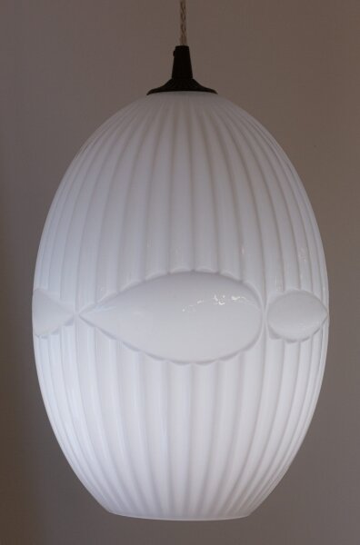Klausen 111030 - Lustr na lanku ELLIPTIC 1xE27/11W/230V bílá