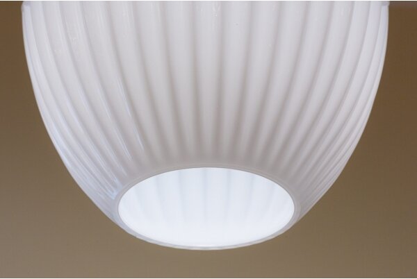Klausen 111030 - Lustr na lanku ELLIPTIC 1xE27/11W/230V bílá
