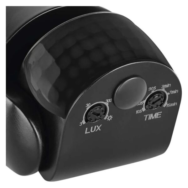 Venkovní senzor pohybu a soumraku PIR 1200W/230V IP65 černá