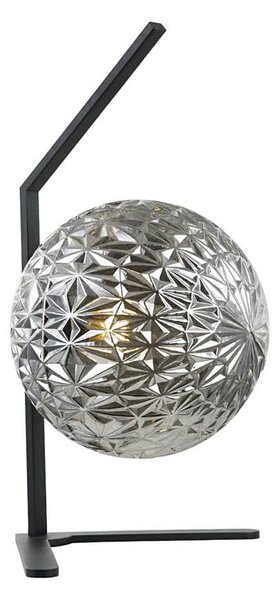 Klausen 108002 - Stolní lampa JUNO 1xE27/7W/230V šedá/černá