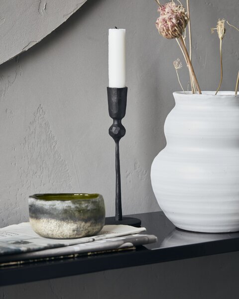 Kovový svícen Trivo Black – small