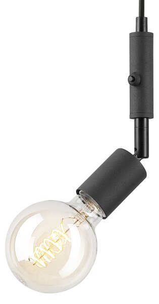 Lustr na lanku INA 1xE27/42W/230V černá