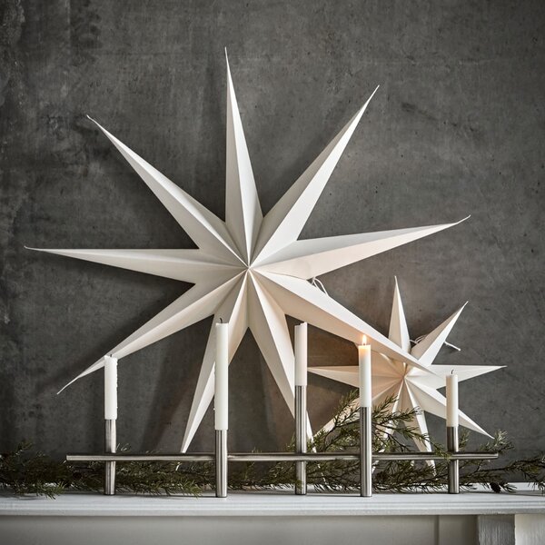 Závěsná hvězda White 45 cm