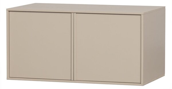 Krémová modulární skříň z borovicového dřeva 100x50 cm Daily – vtwonen
