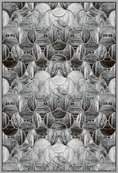 Makro Abra Moderní kusový koberec 70912/24383 TANGO šedý Rozměr: 140x190 cm