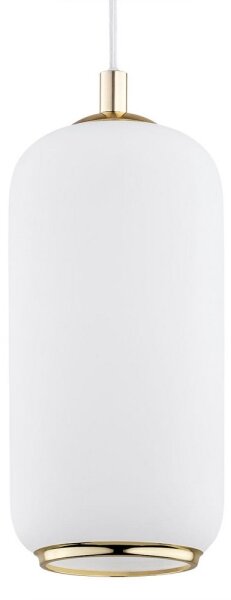 Argon 4993 - Lustr na lanku PALLADO 1xE27/15W/230V zlatá/bílá