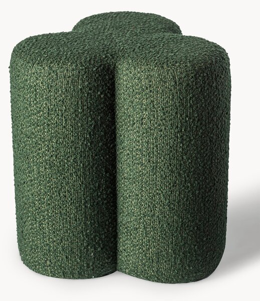Bouclé taburet Clover