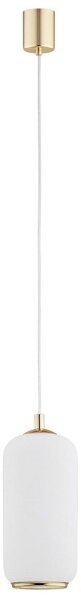 Argon 4993 - Lustr na lanku PALLADO 1xE27/15W/230V zlatá/bílá