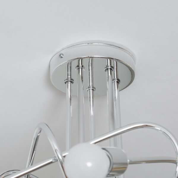 Přisazený lustr OXFORD 5xE27/15W/230V lesklý chrom