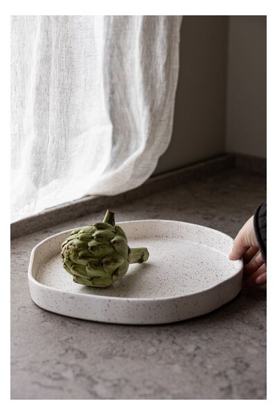 Keramický tác Ekliden Vanilla 31 cm Storefactory Scandinavia