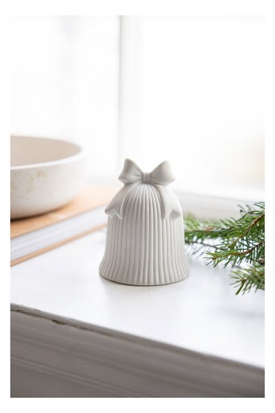 Keramický zvoneček Klocksjön White 9 cm Storefactory Scandinavia