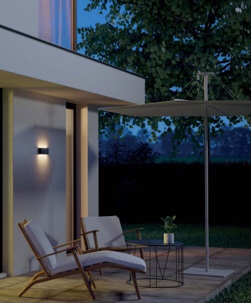 Redo 90377 - LED Venkovní nástěnné svítidlo KAMAL LED/4,4W/230V 3000K IP54 hnědá