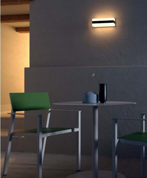 Redo 90330 - LED Venkovní nástěnné svítidlo KODIAK LED/12W/230V IP65 bílá/černá