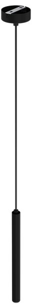 Lustr na lanku YORU 1xG9/8W/230V 30 cm černá