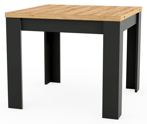 Jídelní stůl Vortex (dub + černá) (pro 4-8 osob). 1082835