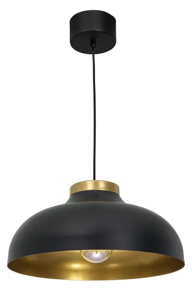 Lustr na lanku BASCA 1xE27/60W/230V černá/zlatá