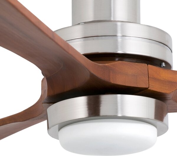 FARO 33518DC - LED Stropní ventilátor LANTAU LED/15W/230V chrom/dřevo + DO