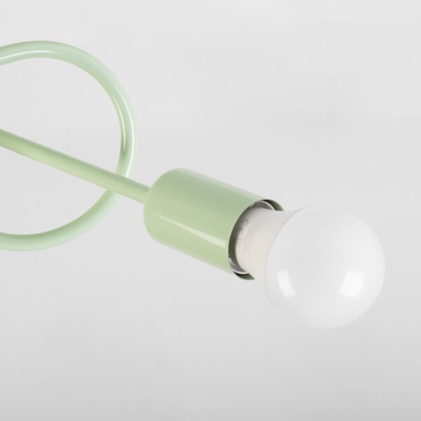 Přisazený lustr OXFORD 3xE27/15W/230V zelená