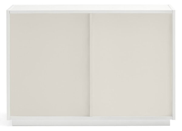 Bílá nízká komoda 100x70 cm Doric – Teulat