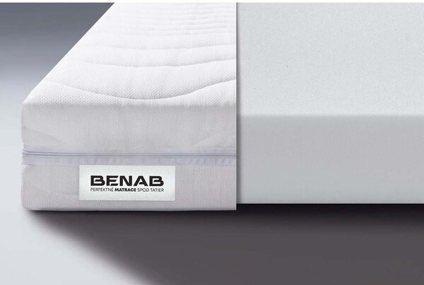 Středně tvrdá pěnová dětská matrace 90x140 cm Simple PUR – BENAB