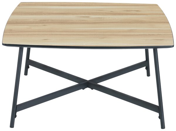 KONFERENČNÍ STOLEK, barvy dubu, kov, kompozitní dřevo, 80/80/42 cm MID.YOU - Konferenční stolky, Online Only