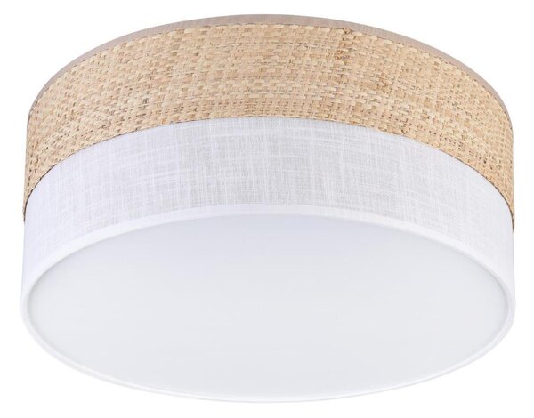 LED Stropní svítidlo SIRJA BOHO LED/20W/230V pr. 35 cm béžová/bílá