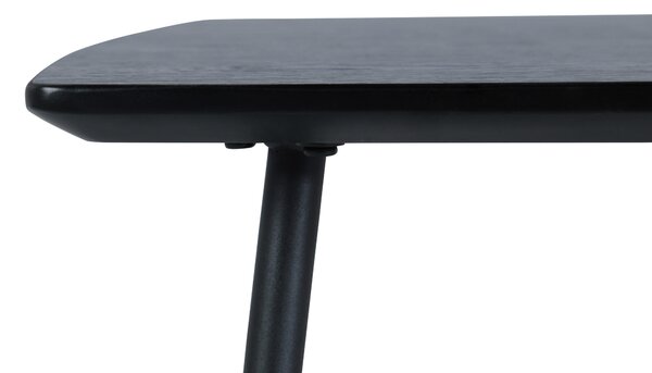 KONFERENČNÍ STOLEK, černá, kov, kompozitní dřevo, 80/42/80 cm MID.YOU - Konferenční stolky, Online Only