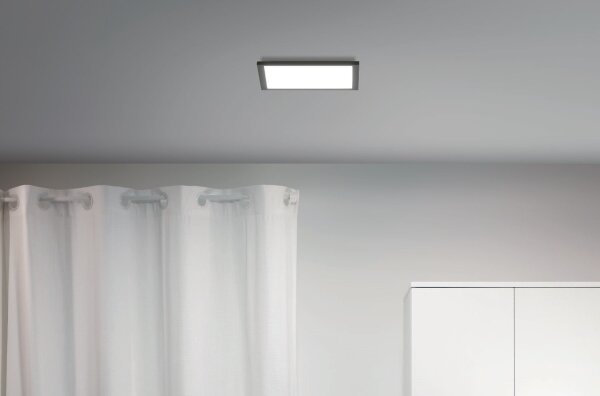 WiZ - LED Stmívatelné stropní svítidlo SUPERSLIM LED/12W/230V černá Wi-Fi