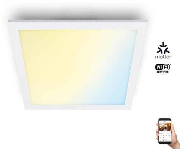 WiZ - LED Stmívatelné stropní svítidlo SUPERSLIM LED/12W/230V bílá Wi-Fi