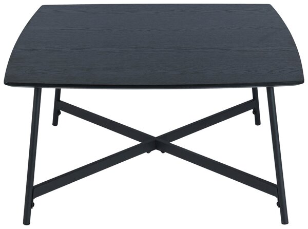 KONFERENČNÍ STOLEK, černá, kov, kompozitní dřevo, 80/42/80 cm MID.YOU - Konferenční stolky, Online Only