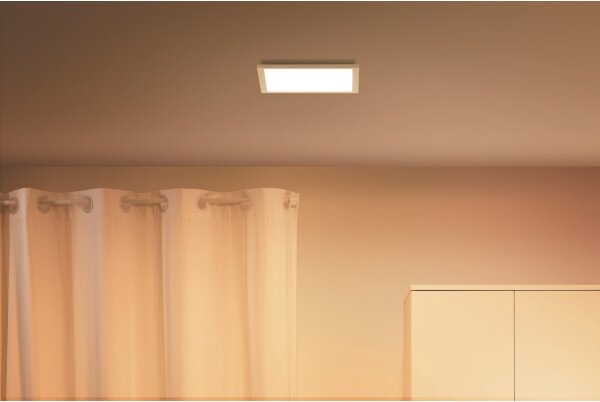 WiZ - LED Stmívatelné stropní svítidlo SUPERSLIM LED/12W/230V bílá Wi-Fi