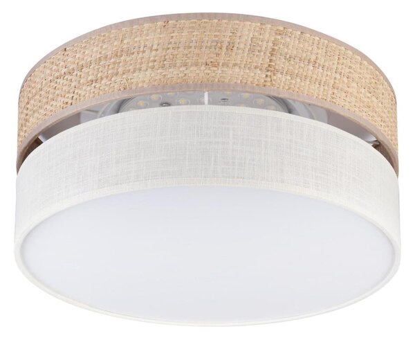 LED Stropní svítidlo SIRJA BOHO LED/20W/230V pr. 35 cm béžová/krémová