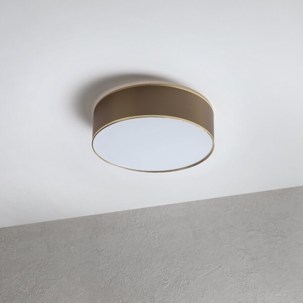 LED Stropní svítidlo SIRJA LED/36W/230V pr. 45 cm hnědá/zlatá