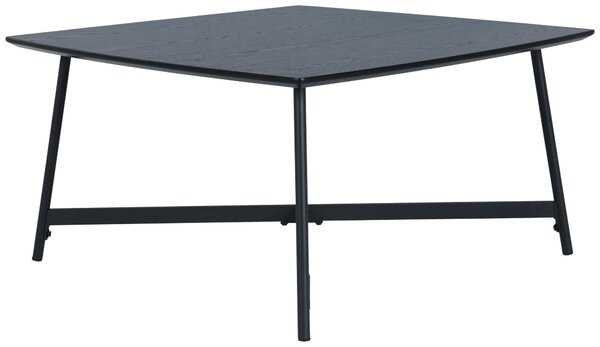 KONFERENČNÍ STOLEK, černá, kov, kompozitní dřevo, 80/42/80 cm MID.YOU - Konferenční stolky, Online Only