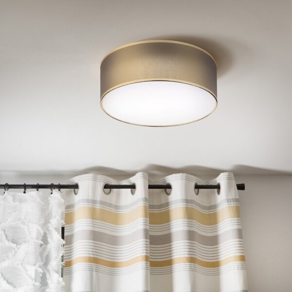 LED Stropní svítidlo SIRJA LED/20W/230V 4000K pr. 35 cm hnědá/zlatá