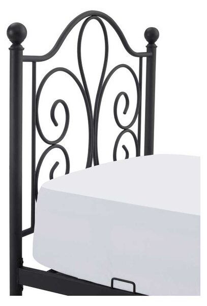 Postel Adaline 90 x 200 cm, černá