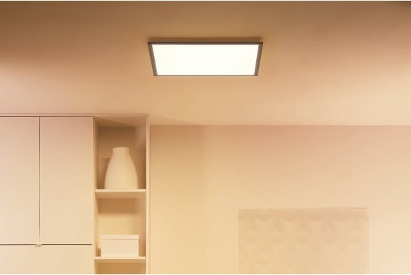 WiZ - LED Stmívatelné stropní svítidlo SUPERSLIM LED/36W/230V černá Wi-Fi