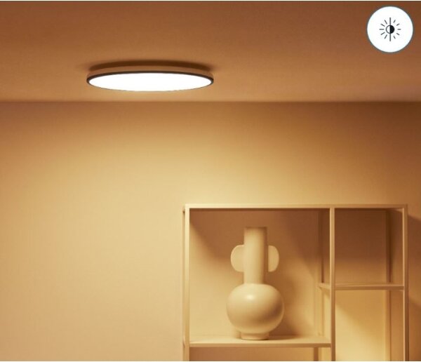 WiZ - LED RGBW Stmívatelné stropní svítidlo RUNE LED/21W/230V černá Wi-Fi