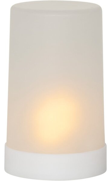 Bílá LED světelná dekorace Star Trading Flame Candle, výška 14,5 cm