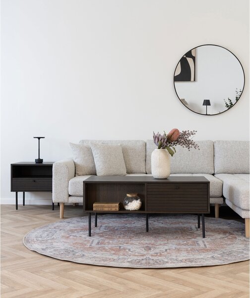 Zrcadlo Midelia 2 (černá). Akce -20%
