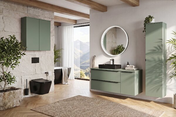 Comad Nábytková horní deska Reed Green 100 cm, zelená